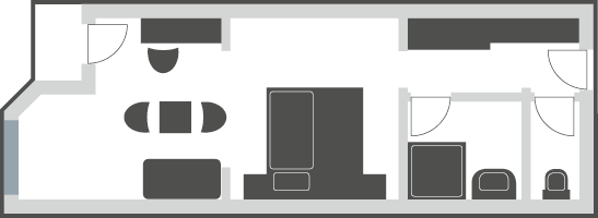 Doppelzimmer zur Einzelnutzung Typ6